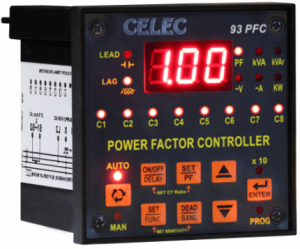 power-factor-controller 6 Channels APFC Relay 240V 93PFC celec