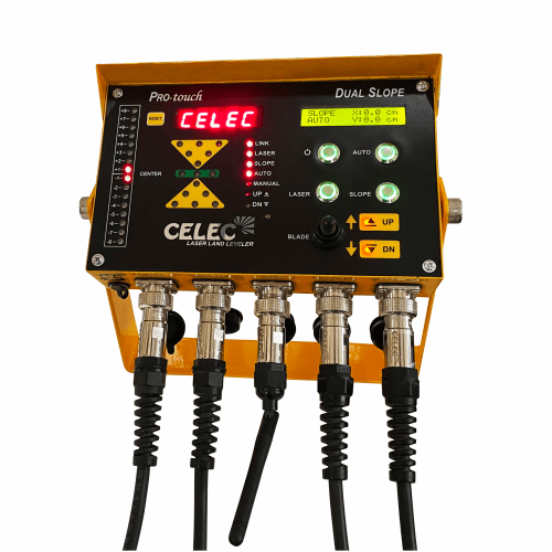 Celec wireless touch control box for dual solpe system