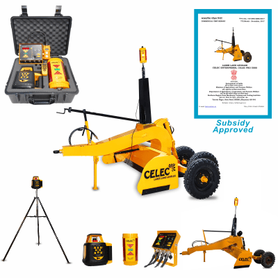 Celec laser land levelers with electronic system